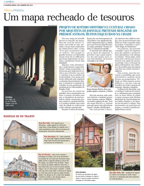 Um mapa recheado de tesouros