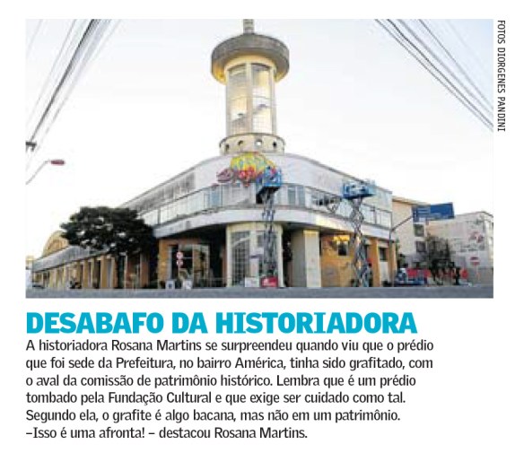 Desabafo da Historiadora