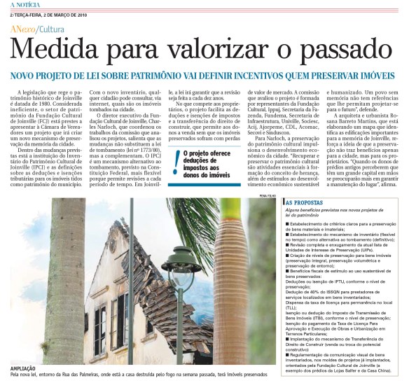 Medida para valorizar o passado